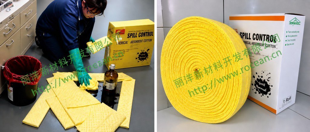 折叠式化学吸液棉